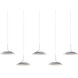 Royyo LED 6.5 inch Silver Pendant Ceiling Light